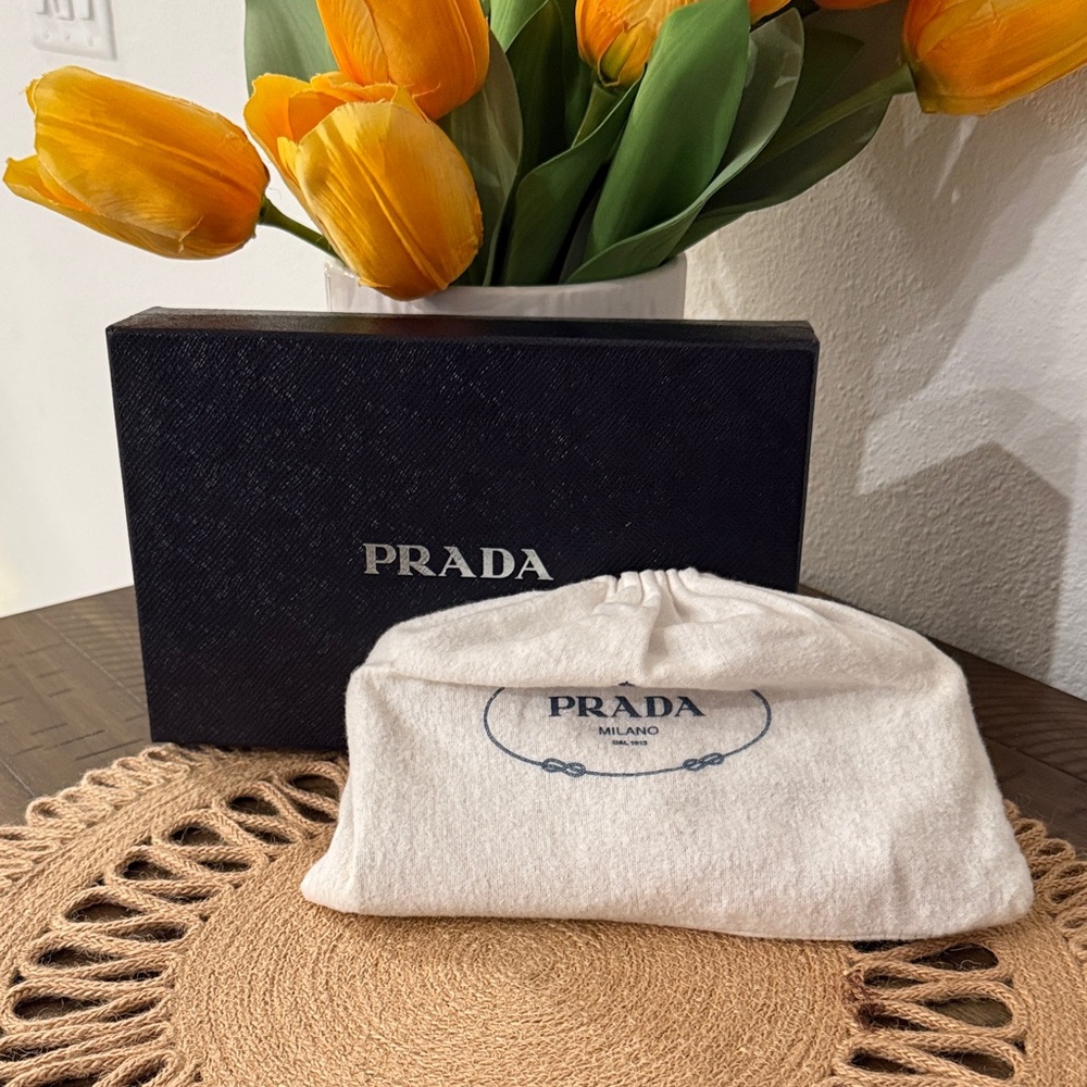 Prada Black Box with White Dust Bag - Picture 5 of 6